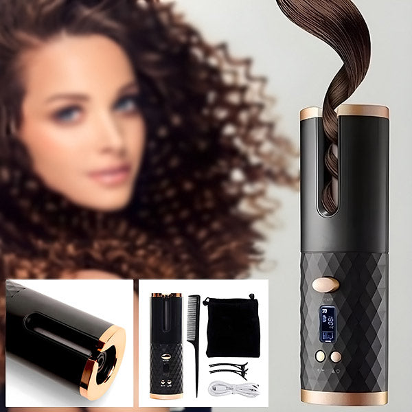 CURLBLISS ™ Tragbarer automatischer Lockenstab